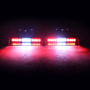 Feux de circulation personnalisés 18W 10 pouces <span class=keywords><strong>2</strong></span> en <span class=keywords><strong>1</strong></span> avec ventouses, montage <span class=keywords><strong>LED</strong></span> stroboscopique, éclairage intérieur de tableau de bord de voiture - Product Image 6