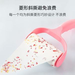 Lint Roller With Strong Adhesive For Clothes Pink Handle Replacement Paper Roll - Product Image 5
