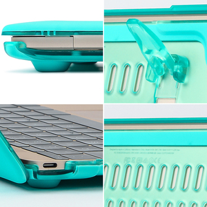 Funda Protectora de TPU con Soporte para MacBook Pro 13 A2251 M1 A2338 <span class=keywords><strong>M2</strong></span> A2289 14 A2442 A2779 A2918 - Product Image 3