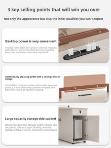 Chaise de <span class=keywords><strong>bureau</strong></span> moderne et minimaliste avec gestion des câbles intégrée pour postes de travail de 2 à 6 personnes – Idéale pour le personnel de <span class=keywords><strong>bureau</strong></span> - Product Image 6