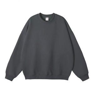 Felpa Unisex di Alta Qualità OEM con Collo Tondo, Pullover Pesante 100% Cotone, Logo Personalizzato, Oversize per Uomo - Product Image 1