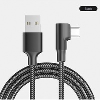 Kabel Tipe-C 90 Derajat Grosir, Pengisian Cepat 6A, 1m/2m/3m, Jalinan Nilon, Konduktor Tembaga Murni, Bersertifikasi CE, Transfer Data