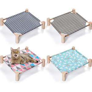 Pet Product Summer Pet Sofa Pet Puppy <strong>Bed</strong> Cat Wood Hammock Sofa <strong>Dog</strong> Wooden Cat <strong>Bed</strong> - Product Image 1
