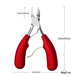 Tronchesino per Unghie <span class=keywords><strong>Incarnite</strong></span> Spesse, Forbici per Pedicure, <span class=keywords><strong>Tagliaunghie</strong></span> con Lama Curva Super Affilata, Strumento Podologico per Cuticole - Product Image 3