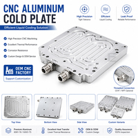 Plaque froide en aluminium et acier inoxydable usinée CNC OEM avec haute performance thermique pour le refroidissement liquide