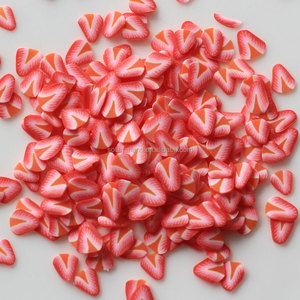 Bán Buôn Dâu Tây Trái Cây Lát Khác Nhau Của Trái Cây Polymer Đất Sét Cho Trẻ Em Nhóm Tuổi Slime Trang Trí - Product Image 5