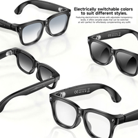Lunettes Intelligentes IA W711 avec Double Caméra 8MP 1200p, Recharge Type-C, Traduction Photo/Vidéo, Assistant Vocal en Temps Réel, Lunettes de Voyage