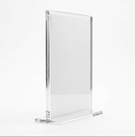 Support mural en acrylique transparent pour prospectus, présentoir multi-niveaux pour brochures, idéal pour banques, hôtels et commerces de détail