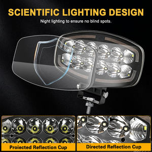 <span class=keywords><strong>Luz</strong></span> <span class=keywords><strong>de</strong></span> Trabajo LED Ovalada <span class=keywords><strong>de</strong></span> 10 Pulgadas, 12V 24V, Blanca y Amarilla, para Automóviles, Camionetas, SUV, UTV - Product Image 3