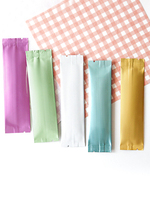 Sachets en aluminium Mylar dorés métallisés de 10g pour barres protéinées, sucre et petits sachets de miel