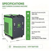 ¡Oferta! Máquina Descarbonizadora de Motores SCC300 HHO para Limpieza de Carbono en Motores de Gasolina y Diésel de Coches, Camiones y Autobuses