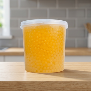 Passion Fruit Popping <b>Boba</b> Sweet Tart 3.4kg Bursting Juice Pearls Topping for Smoothies Frozen Yogurt and Dessert Shop Supplies - Product Image 4