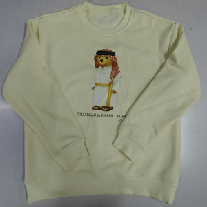 Felpa da <span class=keywords><strong>Uomo</strong></span> con Stampa Orso Autunno Inverno Taglia XL, Stampa a Trasferimento Termico, Traspirante in Poliestere/Cotone, Ecologica, Pullover Ampio - Product Image 1