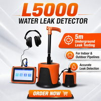Vente de machine de diagnostic de fuites souterraines de 5 m, outils de diagnostic PQWT-L5000, dispositif de détection de fuites d'eau