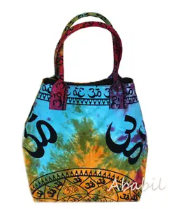 Borsa da donna in cotone bella spalla hippie borsa da donna meravigliosa colore multiplo