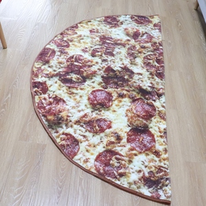 Manta personalizable de 60 pulgadas para tortilla de cara Dingle, manta para hacer <span class=keywords><strong>Pizza</strong></span> con patrón de Festival con Pepperoni para Piza Mermaker - Product Image 5