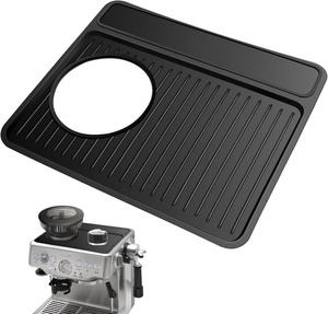 Tapis antidérapant en silicone pour tamper à café, tapis de station de pressage étanche pour baristas, tapis de tamper à expresso 870/880 - Product Image 1