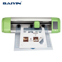 Machine de découpe de bureau compacte Baiyin avec moteur pas à pas, positionnement automatique, largeur de coupe de 390 mm, AC 90-240V pour caméra