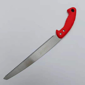 เลื่อยตัดกิ่ง Qihong ขนาด 250 มม. ใบมีดแบบตายตัว ด้ามจับยาง สำหรับตัดต้นไม้ผลไม้ เลื่อยมือสำหรับงานไม้ เลื่อยตัดไม้ - Product Image 1