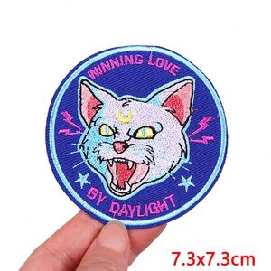 Patchs brodés personnalisés en gros, mignons, de dessins animés, à faire soi-même, animaux, à thermocoller pour vêtements - Product Image 6