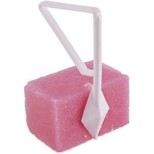 Bloc désodorisant pour cuvettes de toilettes et urinoirs Boardwalk B04BX Cerise Solide 4oz, 12 par boîte - Product Image 2