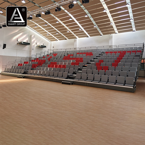 Tribunes télescopiques rétractables multifonctionnelles pour salle de sport intérieure, terrain de <span class=keywords><strong>basket</strong></span>-ball, tribunes rétractables - Product Image 1