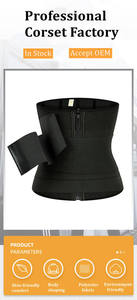 Nouvelles Fajas personnalisées avec logo, gaine amincissante élastique pour le contrôle abdominal, ceinture de maintien de la taille, corset avec fermeture éclair - Product Image 2