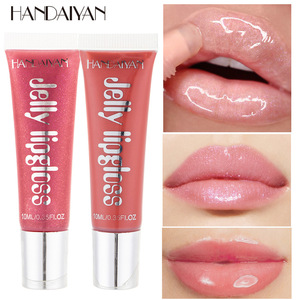 Brillo Labial en Tubo Color Caramelo, Acabado Perlado con Efecto Espejo, Fórmula Hidratante para Labios de Chicas - Product Image 2