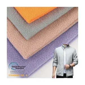 Hot Sale Factory Direct Commercial Polyester Polar Fleece Knitted Fabric For Warm Clothing Jacket