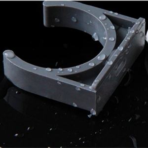 20 25 32mm UPVC Collier de serrage pour tuyau d'eau Clips en forme de <span class=keywords><strong>U</strong></span> Accessoires de raccords de tuyauterie en <span class=keywords><strong>PVC</strong></span> de qualité chimique industrielle - Product Image 5