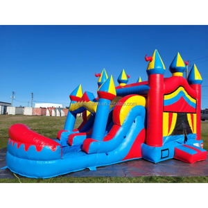 Gorila inflable Jumping Castle Adultos Rainbow Bouncy <span class=keywords><strong>Bluey</strong></span> Water Slide Bounce House Combo para niños - Product Image 1