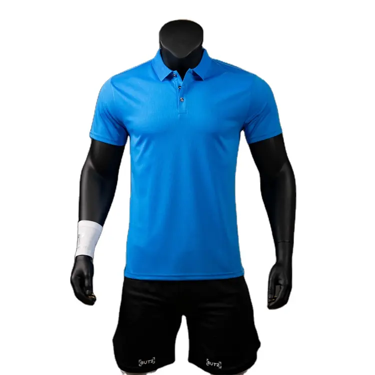 160gsm Hoge Kwaliteit 100% Polyester Oem Logo Custom Quick Dry Ademende Sport Running Gym Fitness Unisex Heren Polo