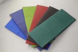 <span class=keywords><strong>Serviette</strong></span> à main de style sac en lin Airlaid jetable <span class=keywords><strong>pré</strong></span>-plié serviettes de table en papier imprimé coloré pochette de couverts - Product Image 6