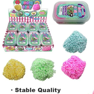 Elastic Stretchable Stress Ball Custom Squeeze Toys Anti Stress Glitter <b>Slime</b> Shinning Balls Logo Print Stress Relief Ball - Product Image 3