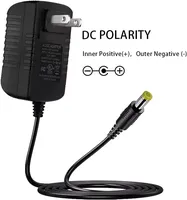 ESANN DC12V 0.5A-3A 6W-24W Wandnetzteil-Adapter mit 5.5x2.1mm DC-Kabel 1.2m AC100-240V