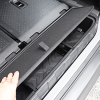 Boîte de rangement de coffre / Organisateur de cargaison en ABS noir pour Suzuki Jimny JB74 2019-2026 3 portes, Gardez vos effets sécurisés dans le coffre, JMN153