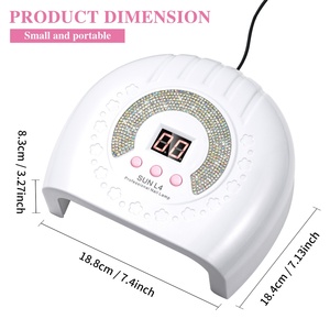 Lámpara de <span class=keywords><strong>Uñas</strong></span> <span class=keywords><strong>UV</strong></span> LED Profesional SUN L4 con 24 Lámparas LED, Secado Rápido, con Logotipo Personalizado al por Mayor - Product Image 3
