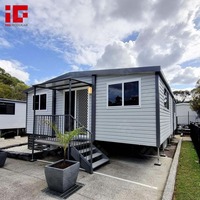 Maison conteneur préfabriquée de luxe, pliable et portable, de 40 pieds, avec deux ou trois chambres, à double aile extensible, pour hôtel