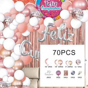 Arco de Globos Decorativos Metálicos de Látex para Fiestas Infantiles - Product Image 5