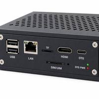 Boîtier PC embarqué robuste sans ventilateur pour commande CNC, double LAN, SIM, RS232, RS485, avec fixation
