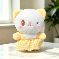 Assortiment de jouets en peluche pour machine à prix, en tissu velours cristal, format compact de voyage, 7-8 pouces, pour centre de divertissement familial