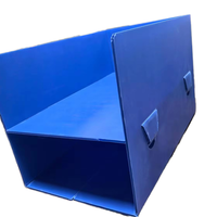 Bacs de tri empilables personnalisés en plastique ondulé PP, bacs de stockage de pièces à ouverture frontale, organisateur d'entrepôt, boîte de rangement pliable