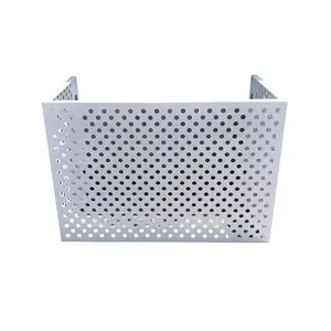 Factory Stock White Aluminum Perforated Panel Air Conditioner Covers For Apartment Customized Service