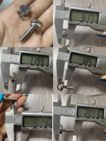 Fabricage Roestvrijstalen 1/4 "D-As Ringen Driepoot Schroef D-Ring Verborgen Schroef Voor Actie-En Sportcamera-Accessoires