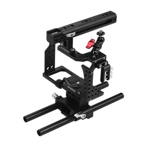 Andoer máy ảnh lồng + TOP xử lý + 15mm Rod baseplate Kit video phim làm phim ổn định hợp kim nhôm - Product Image 1