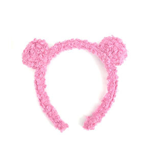 عقال دب محشو لطيف من المصنع بالجملة مع آذان لطيفة للفتيات بحافة واسعة - Product Image 6