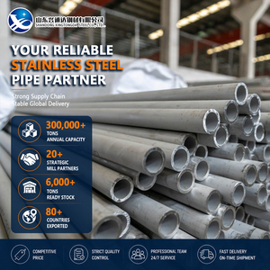 Beveling 409L Satin EFW 33.4mm 3.0mm Polishing GB T14976 Stainless Steel Pipe for Chemical Processing - Product Image 1