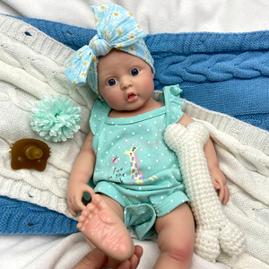 Muñecas Bebé Reborn Realistas de 17 Pulgadas, Cuerpo Completo de Silicona Suave, Muñeca Bebé Recién Nacido Realista, Hecha a Mano, Regalo para Niños - Product Image 3