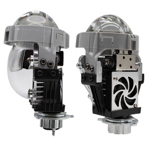 Profesional RX9 P10 2,5 pulgadas 70W Bi-LED <span class=keywords><strong>Xenon</strong></span> blanco LED proyector lente faro Retrofit conjunto completo con soportes H4 <span class=keywords><strong>H7</strong></span> H11 - Product Image 6