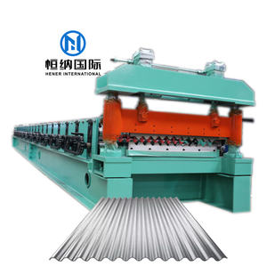 Automatische Farbstahl-Rollformmaschine zur Herstellung von Wellblech - Product Image 1